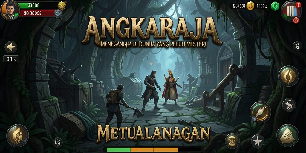 Tampilan gameplay seru di dunia petualangan <strong>ANGKARAJA</strong> dengan tantangan menegangkan.