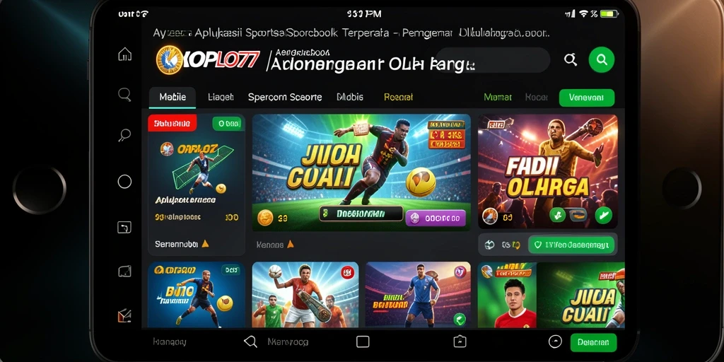 Tangkapan layar KOPLO77 menampilkan fitur taruhan langsung yang menarik.