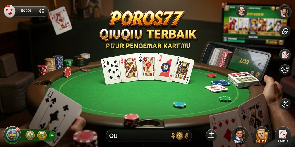 Screenshot gameplay QiuQiu yang seru dan menegangkan di POROS77.