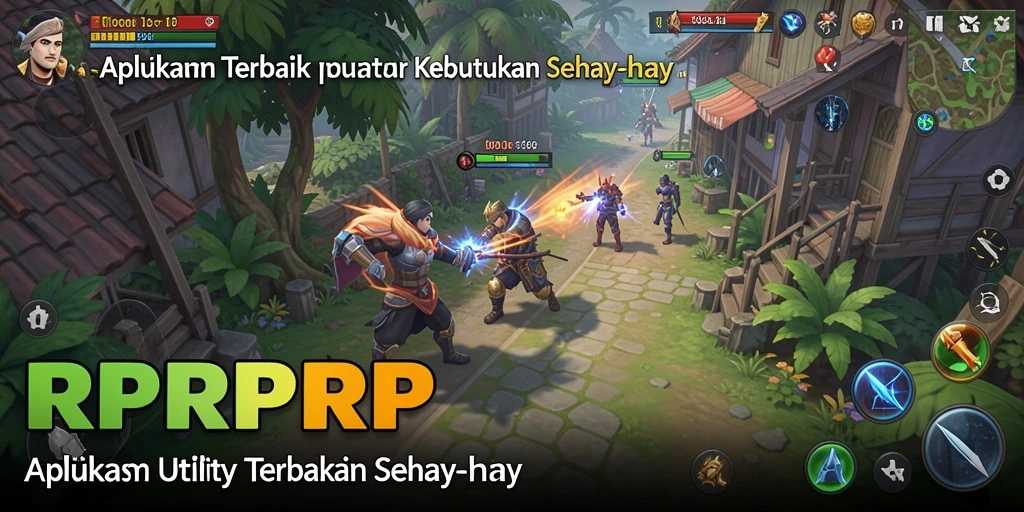 Tampilan utama RPRPRP dengan antarmuka yang bersih dan fungsional.
